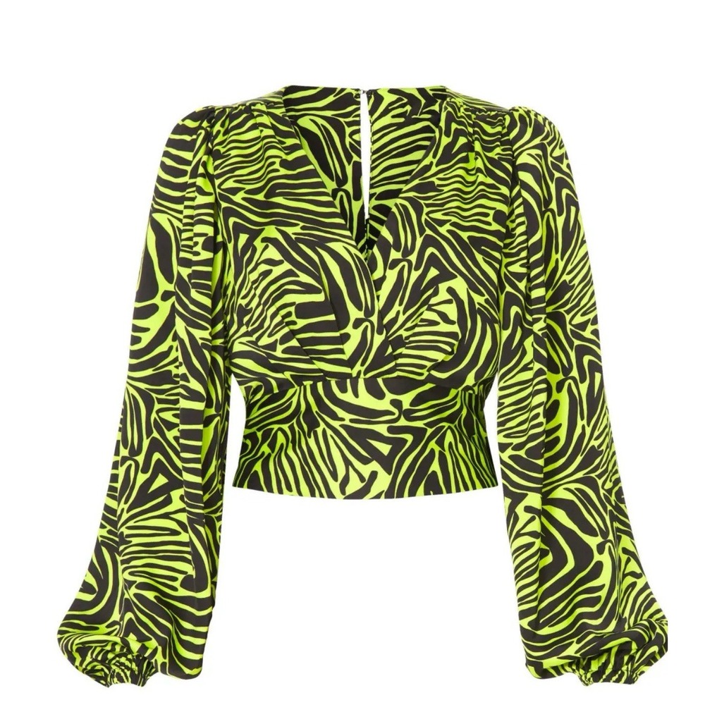 Ronny Kobo  - Zebra Crop top Size 6‎